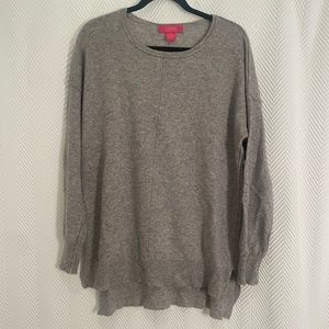 Catherine Malandrino Gray Cashmere Sweater